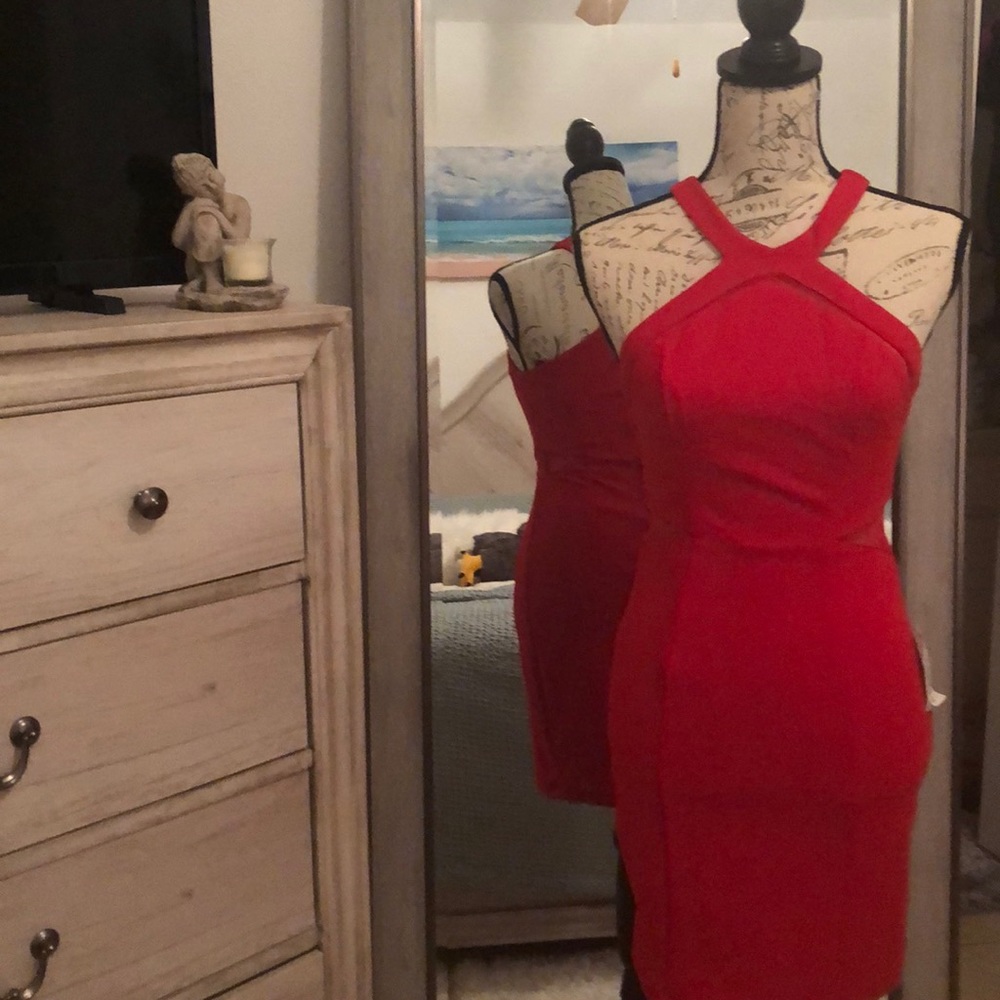 B Darlin red dress NWT